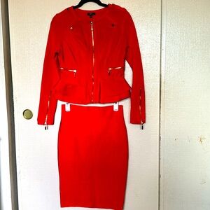 beautiful bright orange Two piece set